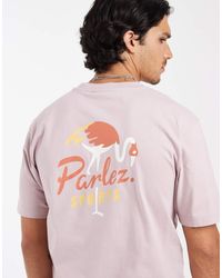 Parlez - Short Sleeve Marion T-Shirt With Back Graphic - Lyst
