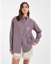 GANT - Relaxed Oversized Logo Shirt - Lyst