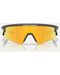 Oakley - Sphaera Strike Rectangle Polarised Sunglasses With Mirrored Lens - Lyst