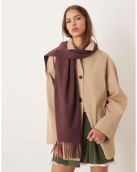 ASOS - – fransenschal aus webstoff - Lyst