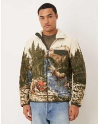 Polo Ralph Lauren - Fleece Mountain Graphic Jacket - Lyst