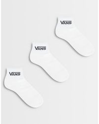 Vans - Classic Crew 3pck Socks - Lyst
