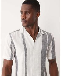 Only & Sons - Revere Collar Linen Mix Shirt - Lyst
