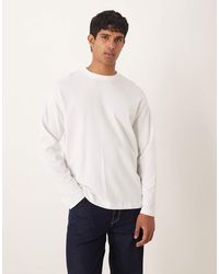 SELECTED - Heavyweight Oversized Long Sleeve T-Shirt - Lyst