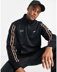 Nike - Repeat Pack - Gebreide Sweater Van Polyester Met Halve Rits - Lyst