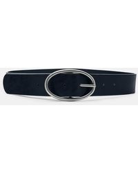 Pull&Bear - Cintura Nera Con Fibbia Ovale - Lyst