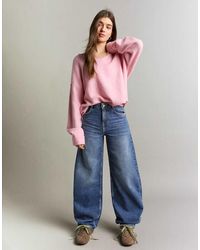 Bershka - High-waist Barrel Jeans - Lyst