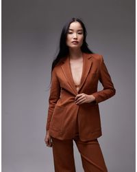 Mango - Cotton Slim Fit Blazer Co-Ord - Lyst