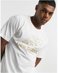 new balance white shirt