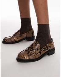 TOPSHOP - Carter Loafers With Ruched Detail - Lyst