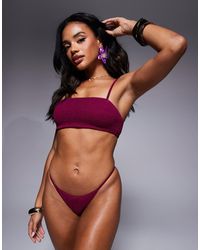 Moda Minx - – gekräuselte bikinihose - Lyst