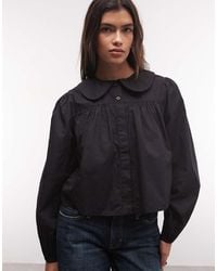 Reclaimed Vintage - Peter Pan Collar Blouse - Lyst
