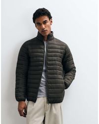 French Connection - Funnel Neck Lightweight Puffer Jacket - Lyst