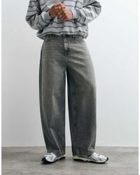Jack & Jones - Joey baggy Barrel Jeans With Seam Detail - Lyst