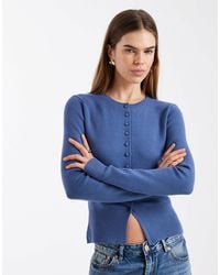 Threadbare - Crew Neck Cardigan - Lyst