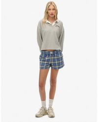 Superdry - – elastische shorts aus baumwolle - Lyst
