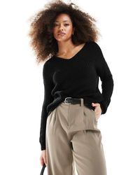 Jdy - – locker geschnittener, langer pullover - Lyst