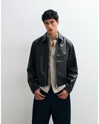 Jack & Jones - Pu Leather Jacket - Lyst