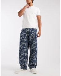 Levi's - Vaqueros Baggy De Denim Estampado 578 En Azul, Parte De Un Conjunto - Lyst