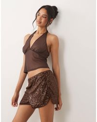ASOS - Sequin Runner Short - Lyst
