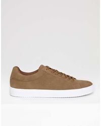 Threadbare - Faux Suede Court Trainers - Lyst