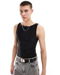 Collusion - Slash Neck Muscle Fit Vest - Lyst