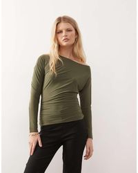 Collusion - Heavy Weight Soft Touch Off Shoulder Top - Lyst
