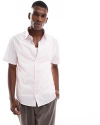 ASOS - Formal Easy Iron Poplin Regular Shirt - Lyst