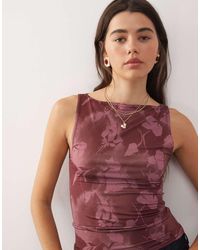 Reclaimed Vintage - Slash Neck Tank - Lyst