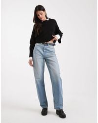 ASOS - Asos design tall – schmal geschnittene barrel-jeans - Lyst
