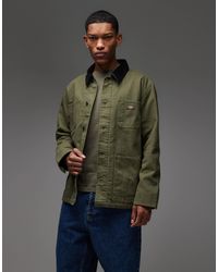 Dickies - Chore - veste doublée en toile - kaki - Lyst