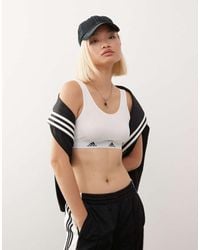 adidas - Active Comfort Cotton Cropped Top - Lyst