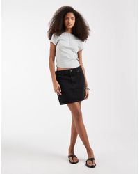 ASOS - High Waisted Mini Skirt - Lyst