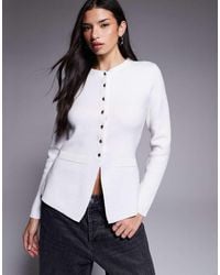 River Island - Knitted Longline Cardigan - Lyst