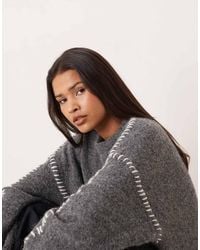 Jdy - Knitted Jumper With Stich Detail - Lyst