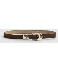 River Island - Suede Triple Keeper Belt - Lyst