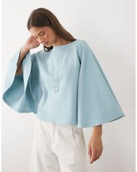 ASOS - Interlock Oversized Cape Style Top - Lyst