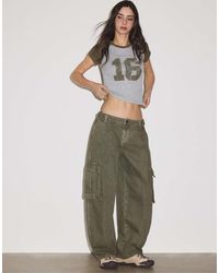 Stradivarius - Printed Short Sleeve T-shirt - Lyst