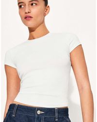 Bershka - Short Sleeve Crew Neck T-shirt - Lyst