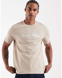 Tommy Hilfiger - Nautical Tipped Collar T-shirt - Lyst