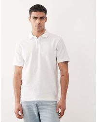 Jack & Jones - Waffle Textured Polo Shirt - Lyst