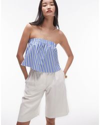 TOPSHOP - – trägerloses baumwoll-oberteil - Lyst