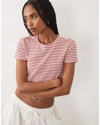 Abercrombie & Fitch - Short Sleeve Seamless Baby Tee - Lyst