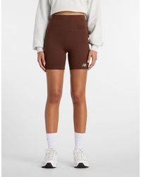 New Balance - Harmony High Rise 6 Inch Shorts - Lyst
