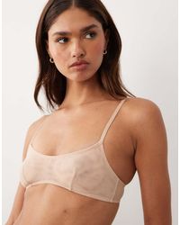 ASOS - Tammy Sheer Mesh Scoop Neck Crop - Lyst