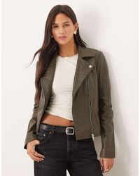 Y.A.S - Premium Leren Bikerjack - Lyst