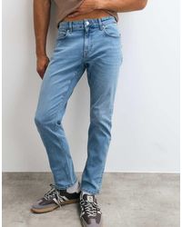 Only & Sons - Vaqueros Azules De Corte Estándar Con Lavado Claro Envejecido Weft De - Lyst