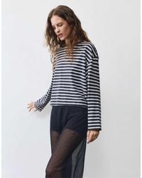 Pull&Bear - Boxy-fit Long Sleeve T-shirt - Lyst