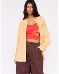 Pull&Bear - – rustikales oversize-hemd - Lyst