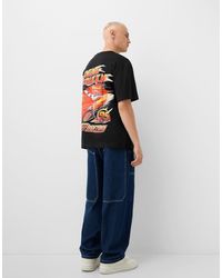 Bershka - Cars Short Sleeve Print T-shirt - Lyst